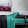 1000TC Cotton Rich Pin Stripe Sheet Set - Teal
