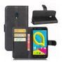 Alcatel U5 Case wallet leather case ID window combo