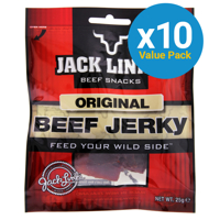 Jack Link's Original Beef Jerky 25g (10 Pack)