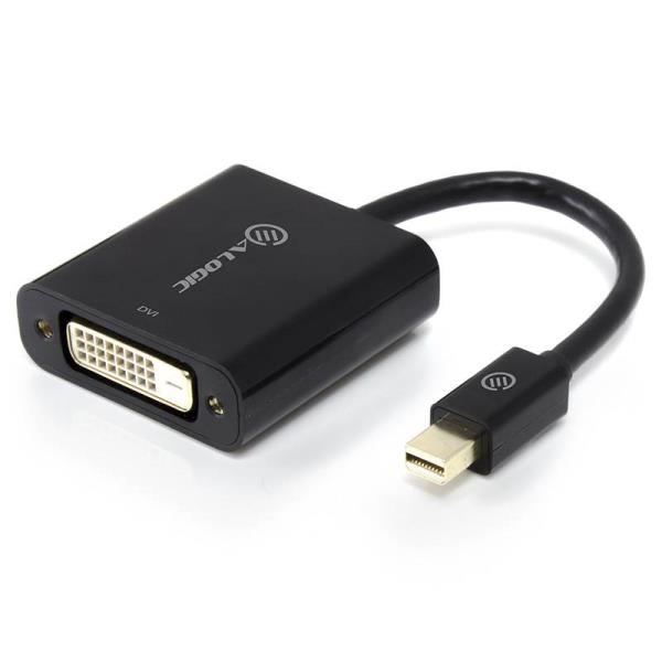 Alogic MDP-DVBK-ACO Elements 20cm Mini DisplayPort to DVI Adapter (M/F ...