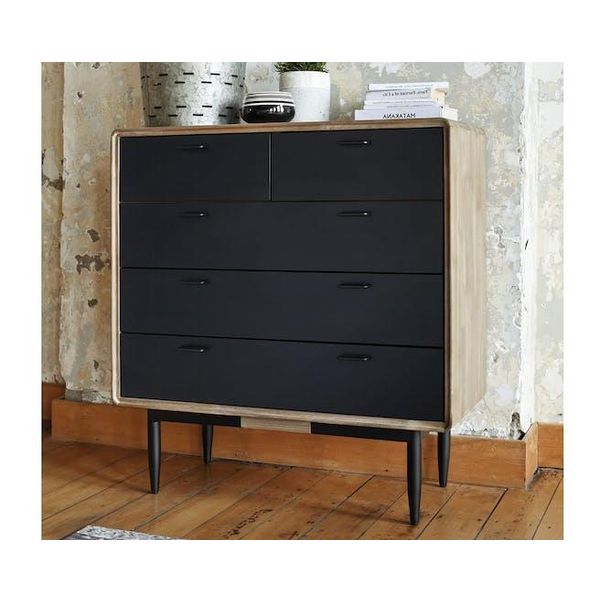 Alba 5 Drawer Tallboy by John Young Furniture BDALBAAC2T530 NZ Prices PriceMe