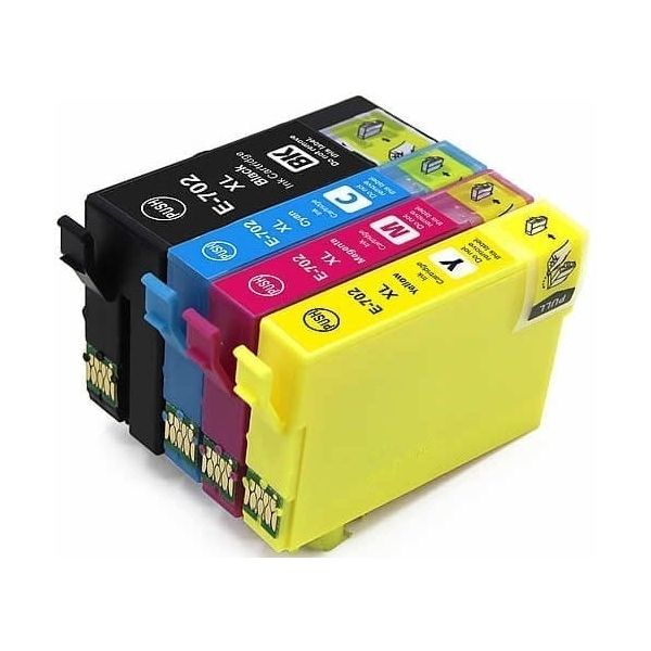 Premium Ink Cartridges 702XL 2.5x yield High Capacity Ink Cartridge