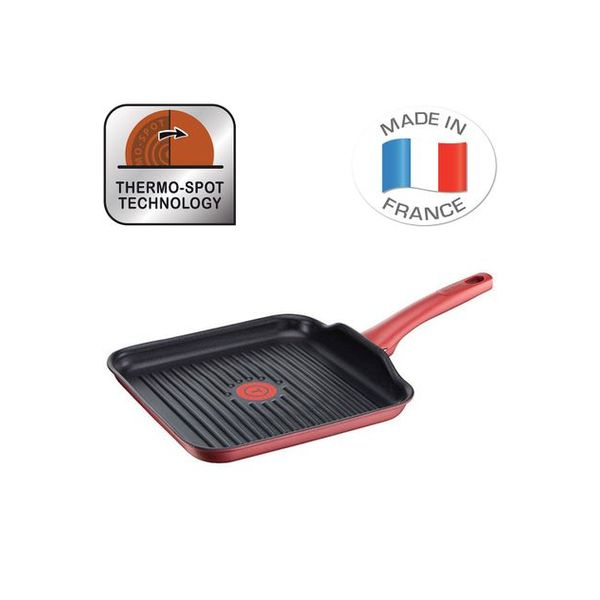 Tefal 26cm Character Grill Pan Induction Safe NonStick Cookware w