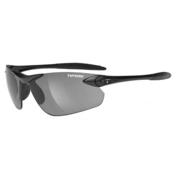 Tifosi Womens Seek FC Sunglasses - Matte Black, Smoke Lens In ...