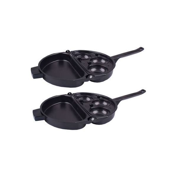 2x Integra Elite NonStick Frypan Omelette Tool Foldable Frying Pan w/ Poacher NZ Prices PriceMe