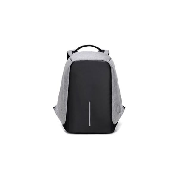 milano anti theft backpack with usb port black