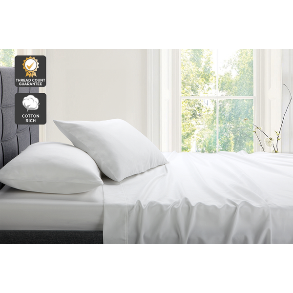 Trafalgar Hotel Quality 1200TC Cotton Rich Bed Sheets Set (Single