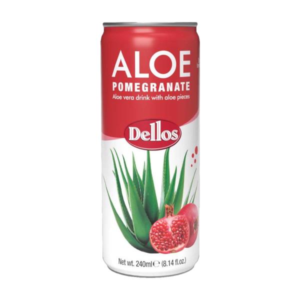 Dellos Aloe Vera Pomegranate Juice 240ml