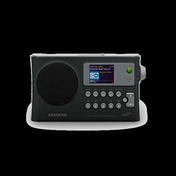 Sangean WR-2BK FM-RBDS AM Wooden Cabinet Digital Tuning