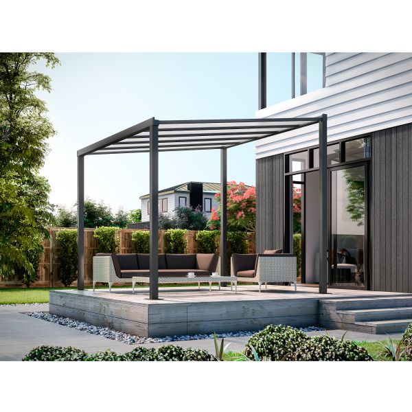 Freestanding Patio Cover 3m x 3m Ironsand NZ Prices PriceMe