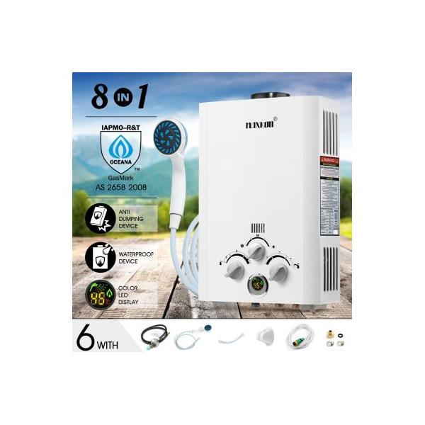 Maxkon 520l Hr Portable Outdoor Gas Lpg Instant Shower Water