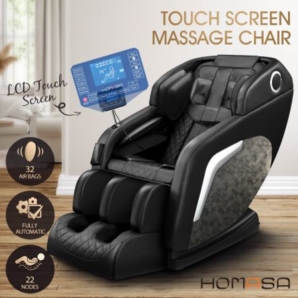 HOMASA Luxury Full Body Massage Chair Zero-Gravity Kneading Shiatsu ...