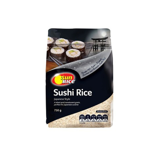 SunRice Japanese Style Sushi Rice 750g