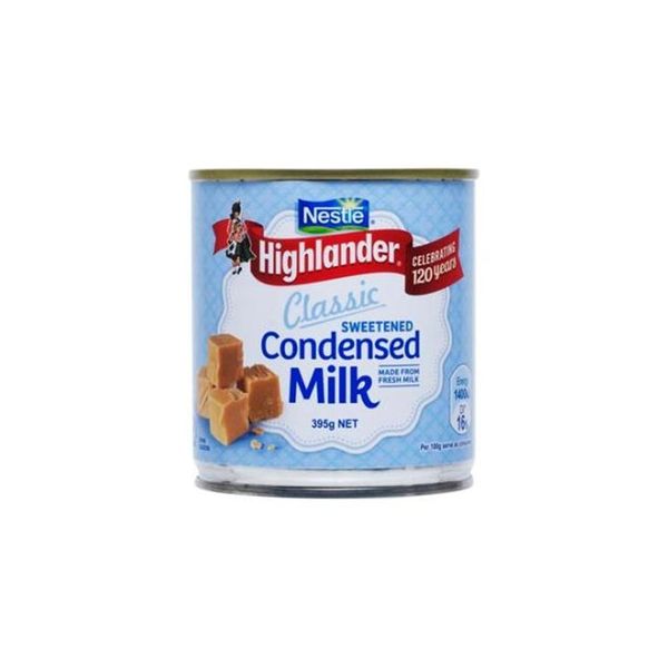 Nestle Highlander Condensed Milk Classic Sweetened 395g NZ Prices PriceMe