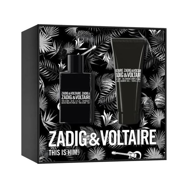 Zadig & Voltaire This Is Him 50ml EDT + 100ml SG 2ps NZ Prices PriceMe