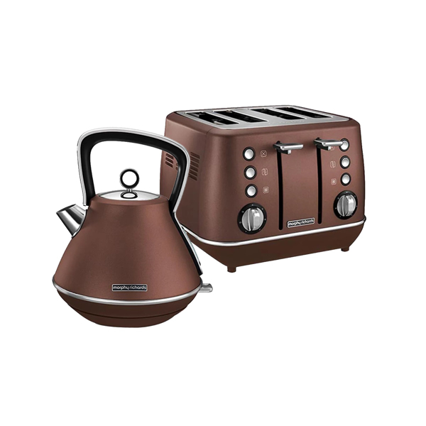 Morphy Richards Evoke Toaster & Kettle Pack - Bronze (100101-240101) NZ ...