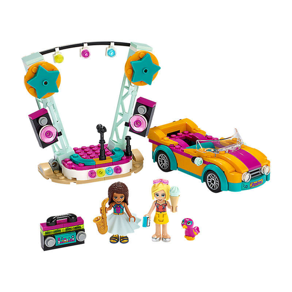 LEGO Friends Andrea's Car ＆ Stage Playset 41390 Building Kit