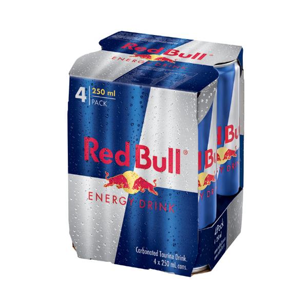 Red Bull Energy Drink 1L (250ml x 4pk)