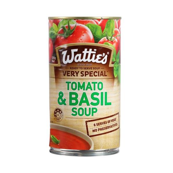 Wattie's Very Special Canned Soup Ripe Tomato & Basil 535g