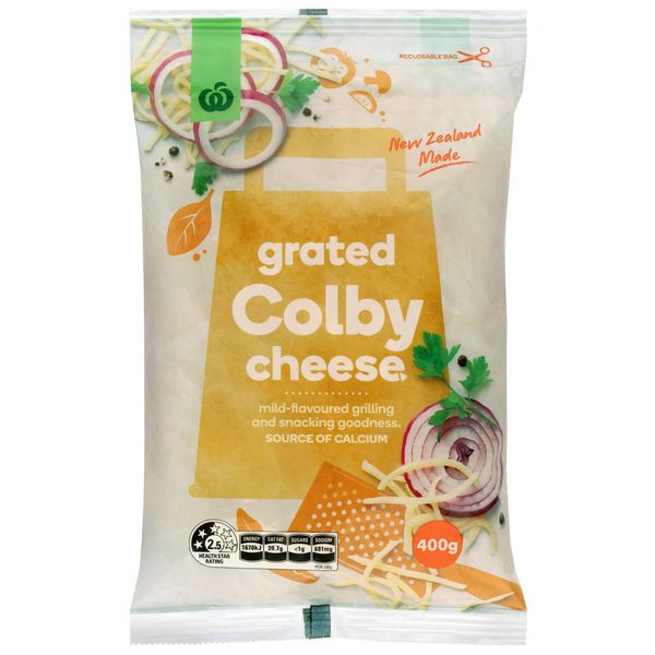 Countdown Cheese Grated Shredded Colby 400g Prices FoodMe