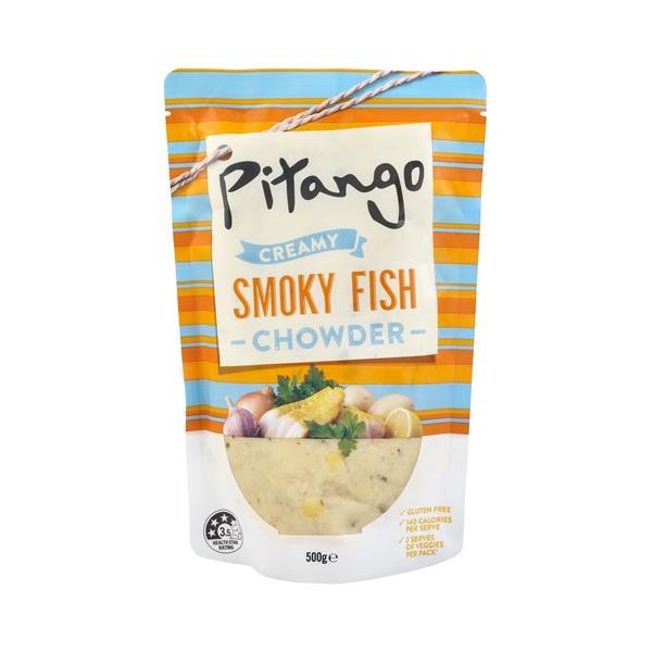 Pitango Creamy Fresh Soup Smoky Fish Chowder pouch 500g