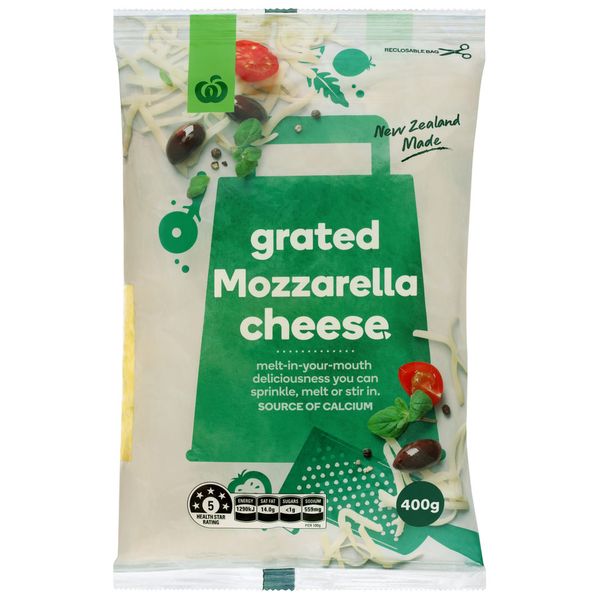 Countdown Cheese Grated Shredded Mozzarella 400g Prices FoodMe