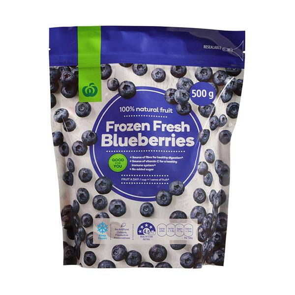Countdown Frozen Blueberries 500g