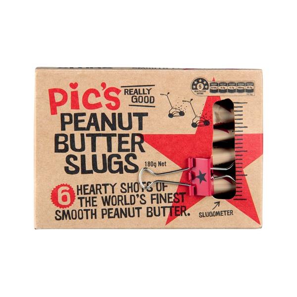 Pic's Peanut Butter Slugs 180g (30g x 6pk)