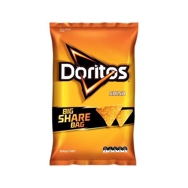 Doritos Corn Chips Salsa Party Bag 300g Prices FoodMe