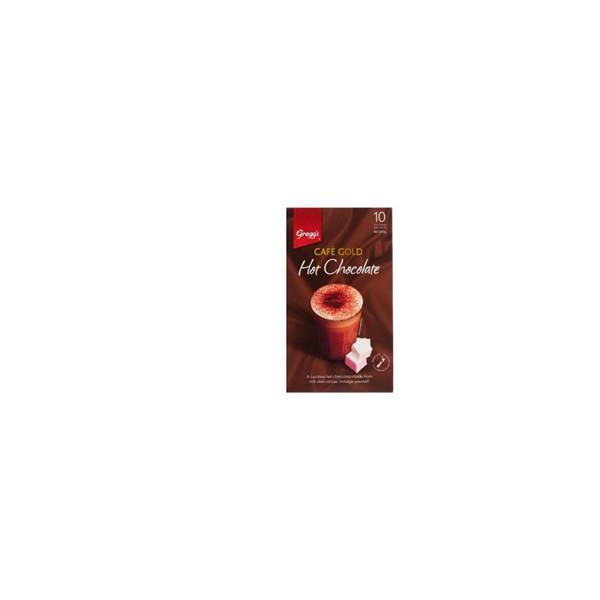 Gregg's Cafe Gold Drinking Chocolate Hot Chocolate  10pk