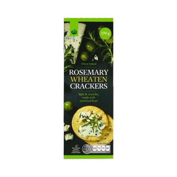 Countdown Crackers Wheaten Rosemary 170g