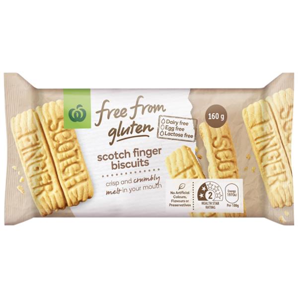 Countdown Free From Gluten Plain Biscuits Scotch Fingers 160g Prices Foodme 5006