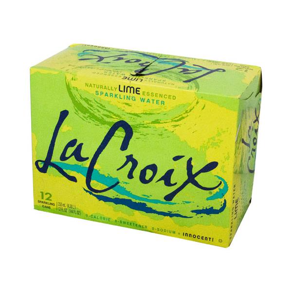 LA CROIX Sparkling Water Lime 4260ml (355ml x 12pk)