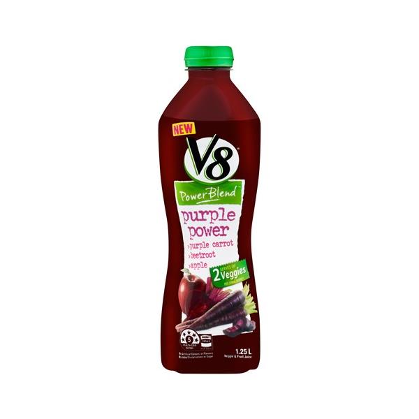 V8 Power Blend Vegetable Juice Purple Power 1.25l