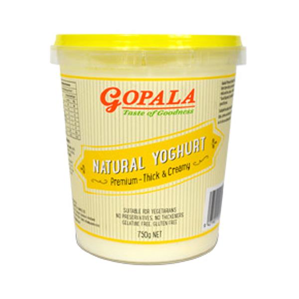 Gopala Yoghurt Tub Thick N Creamy 750g