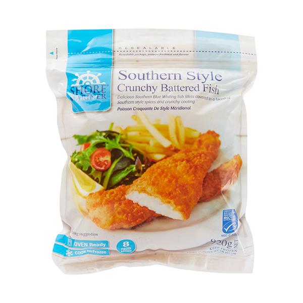 Shore Mariner Fish Portions Southern Style 920g