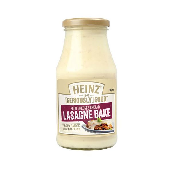 Heinz Seriously Good Pasta Sauce 4 Cheeses Pasta Bake jar 500g Prices