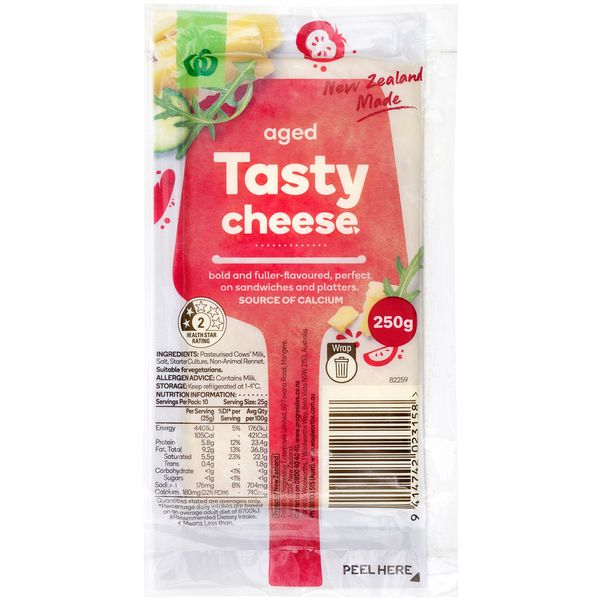 Countdown Cheese Block Tasty 250g Prices FoodMe