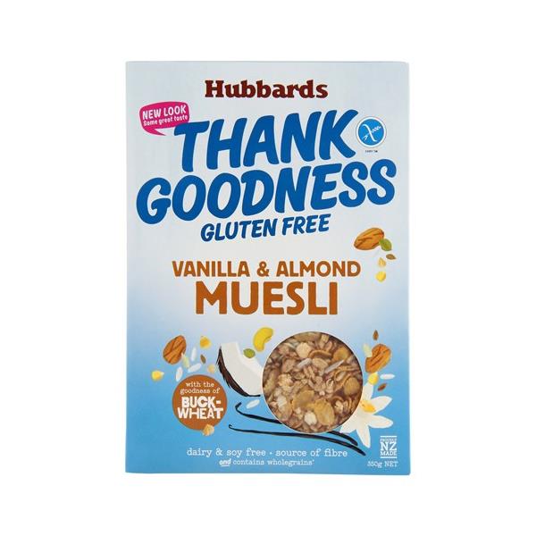 Hubbards Thank Goodness Gluten Free Vanilla Almond Muesli 350g