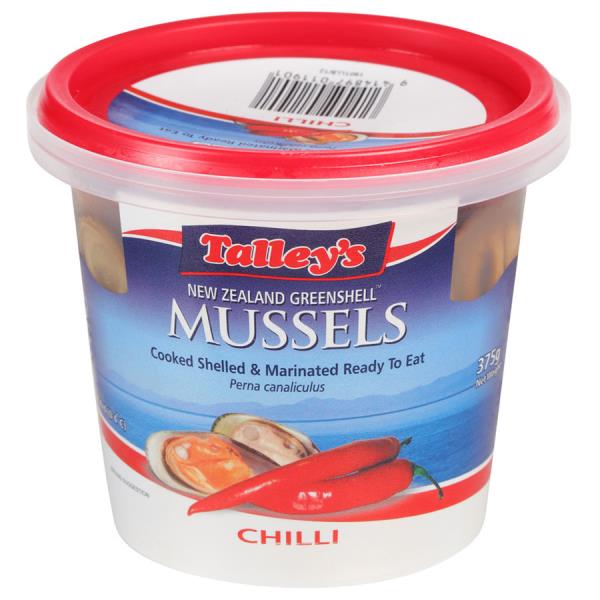 Talley's Talleys Mussels Chilli Marinated pottle 375g