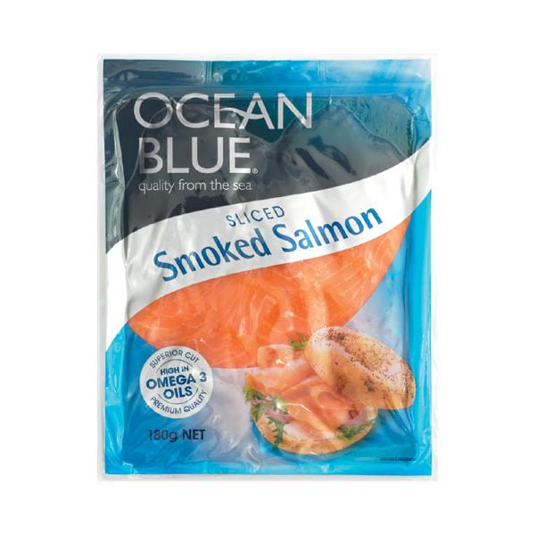 Ocean Blue Smoked Salmon Slices 180g