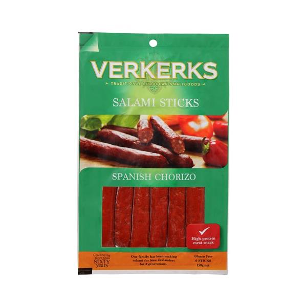 Verkerks Salami Stick Spanish Chorizo 150g