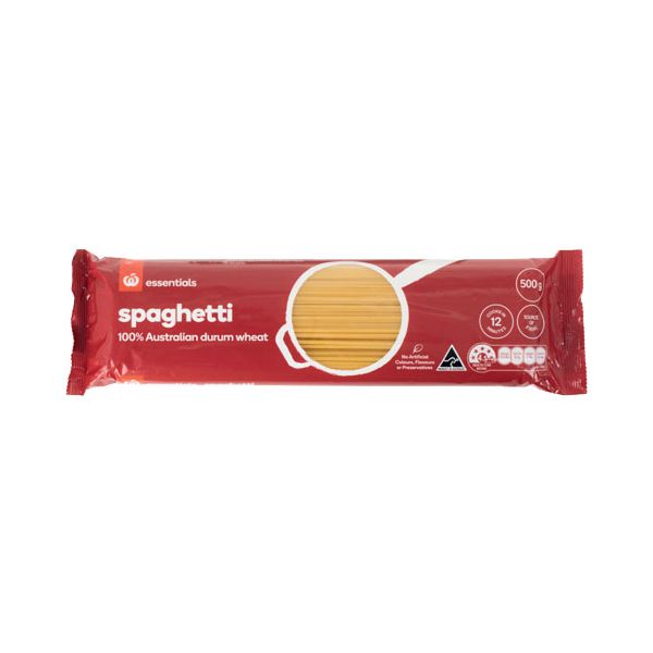 Essentials Pasta Spaghetti 500g Prices FoodMe