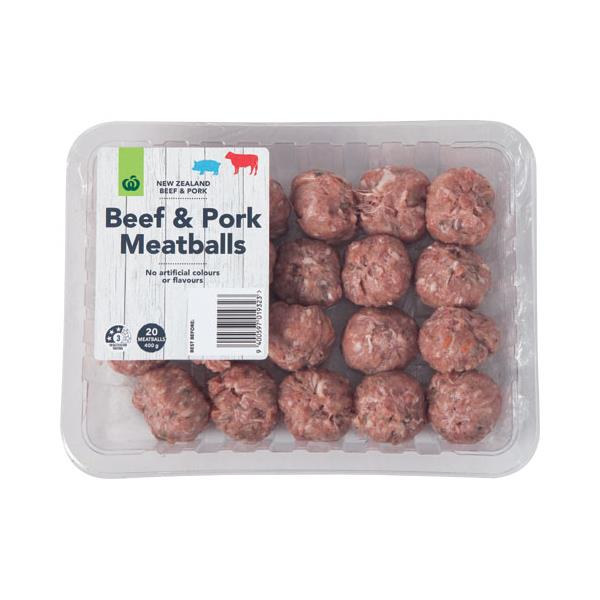 Countdown Meatballs Pork & Beef 400g