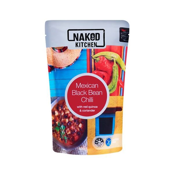 Naked Kitchen Fresh Soup Mexican Black Bean Chilli 500g Prices