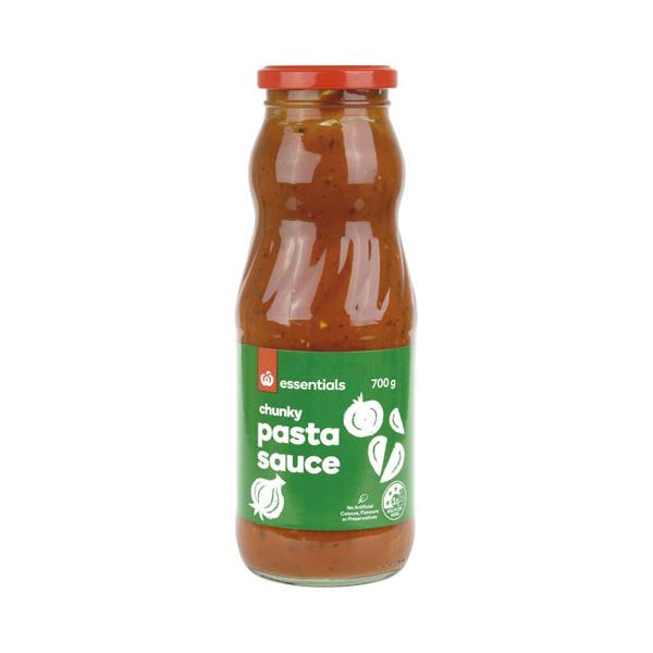 Essentials Pasta Sauce Chunky 700g