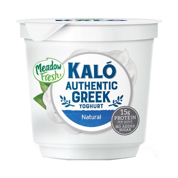 Meadow Fresh Kalo Yoghurt Tub Greek Natural 160g