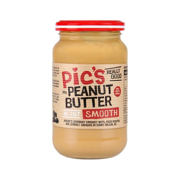 Pic's Really Good Peanut Butter Smooth Unsalted 380g
