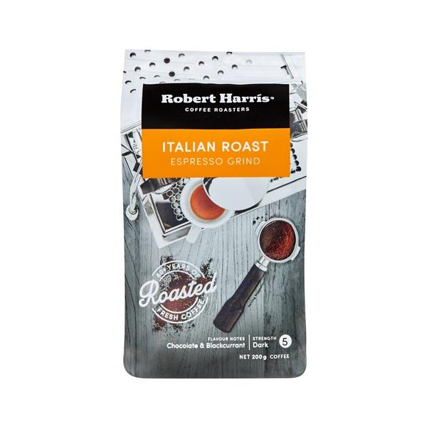 Robert Harris Espresso Grind Italian Roast 200g