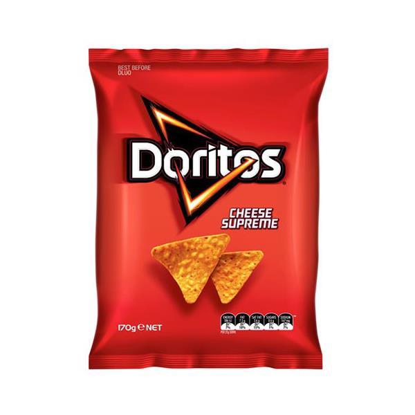 Doritos Corn Chips Cheese Supreme 170g Prices - FoodMe